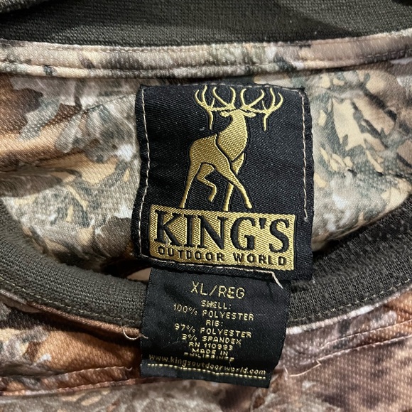 King’s Outdoor World SS camo shirt - Picture 2 of 4